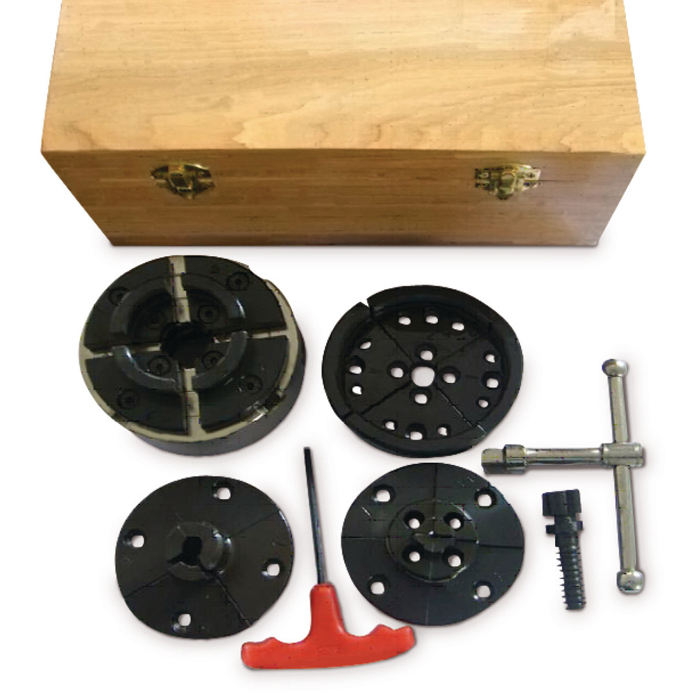 Uchwyt 4-szczękowy Holzstar M33 x 3,5, Profi-Set 1