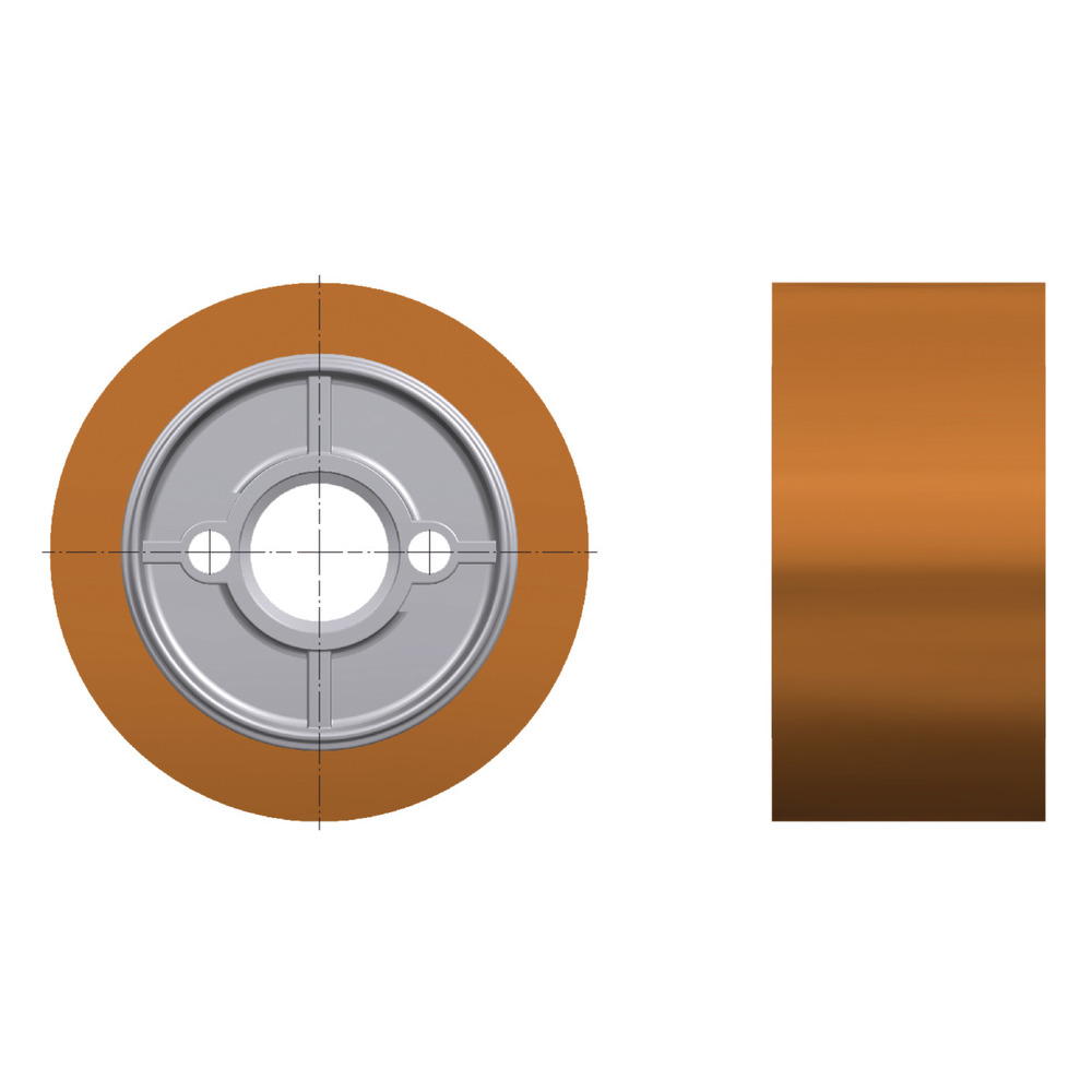 Rolka podająca Holzkraft Ø 120 mm, szerokość 60 mm 1