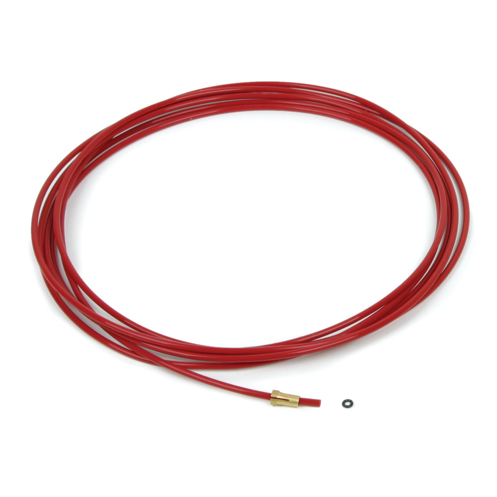 Rdzeń teflonowy ze złączką i o-ringiem Schweisskraft czerwony / ø 1,0-1,2 mm / 4,0 m 1