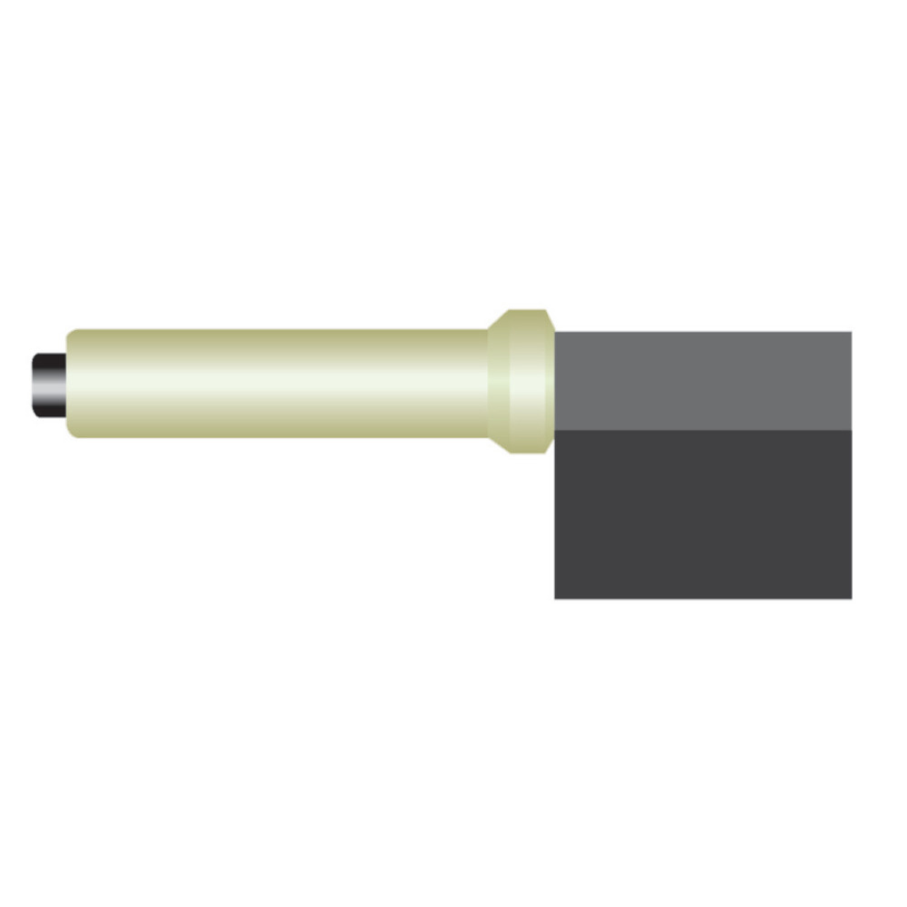 Stempel do czyszczenia Schweisskraft z węglem 30°, nawiercone z boku 1