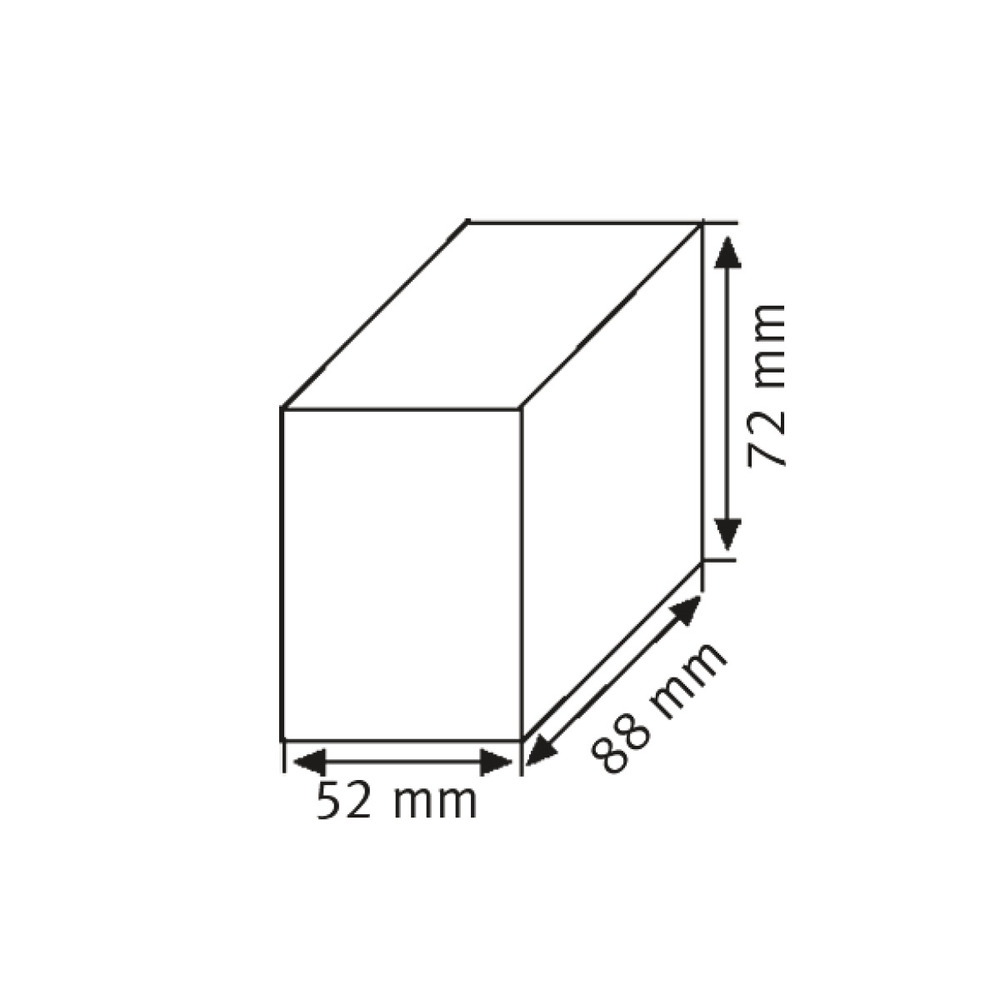 Blok węglowy do obróbki Schweisskraft 88 x 72 x 52 mm 1