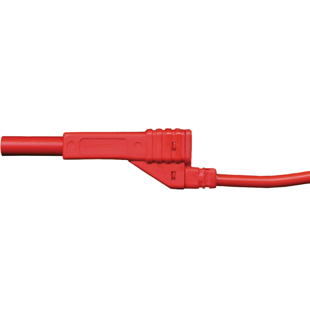 Kabel pomiarowy z wtyczką Schweisskraft czerwony, ø 4 mm, długość 2 m 1