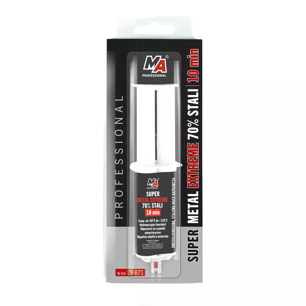 MA PROFESSIONAL - Super Metal 70% Stali 25ml / 67g strzykawka 1