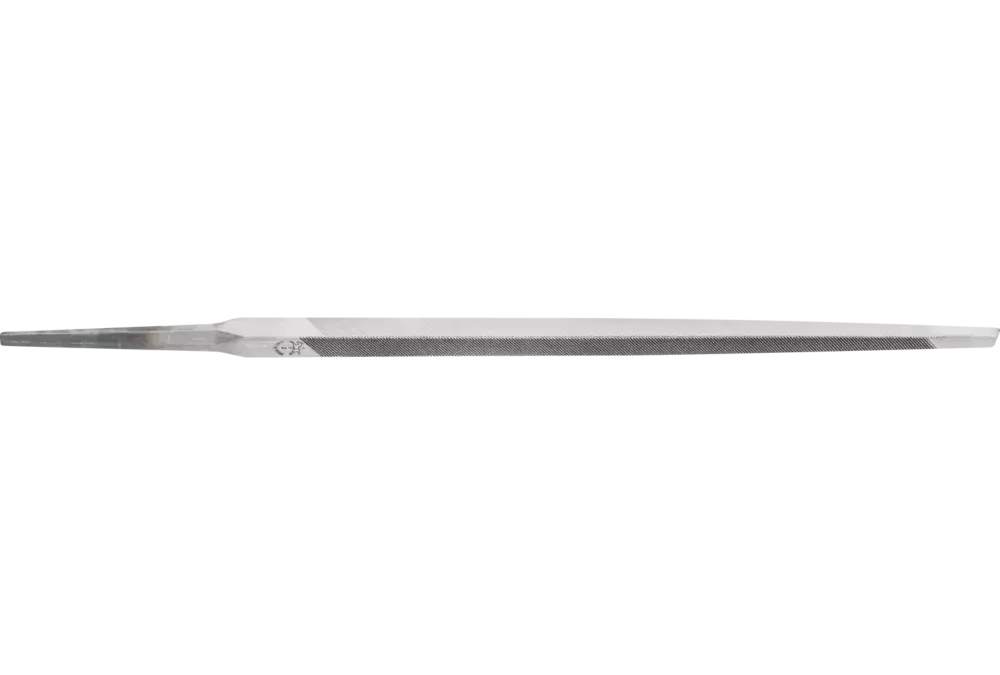 Pilnik do ostrzenia pił – trójkątny wąski 125 mm nacięcie 2 uniwersalny do ostrzenia 1