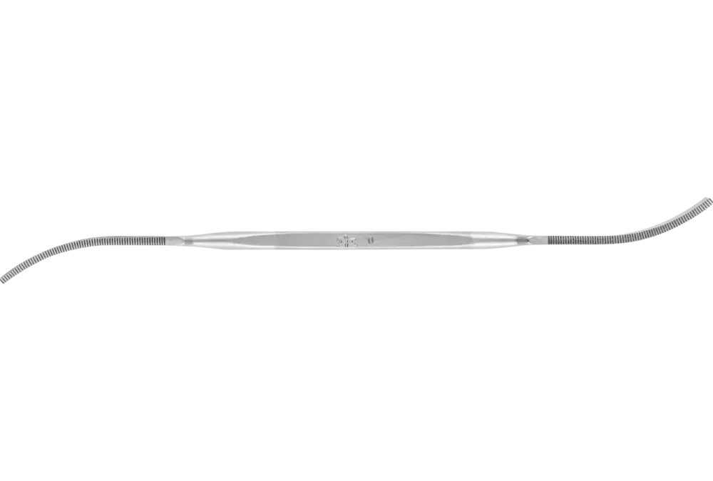 Precyzyjny pilnik do żłobków typ 711 P 180 mm nacięcie szwajcarskie 0, zgrubny 1