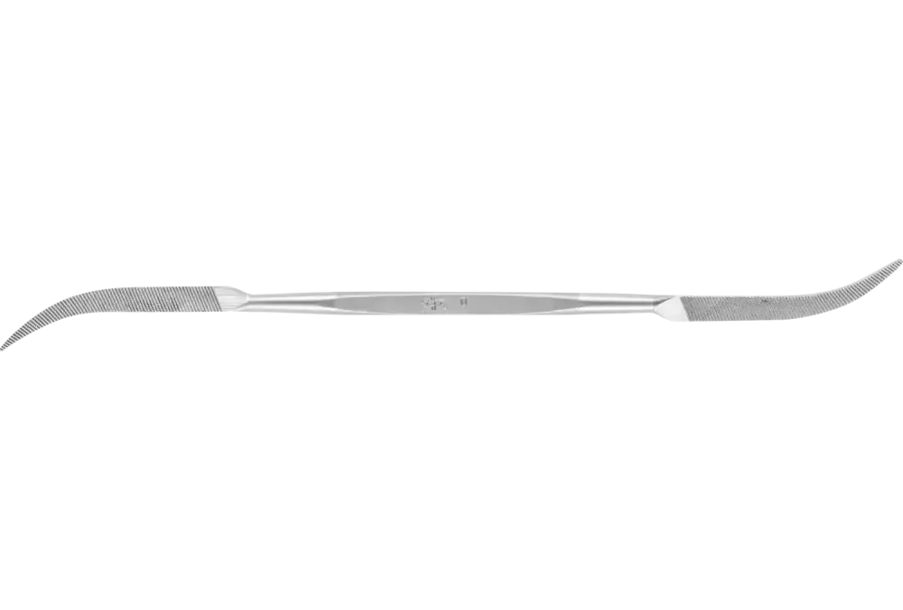 Precyzyjny pilnik do żłobków typ 741 P 180 mm nacięcie szwajcarskie 0, zgrubny 1