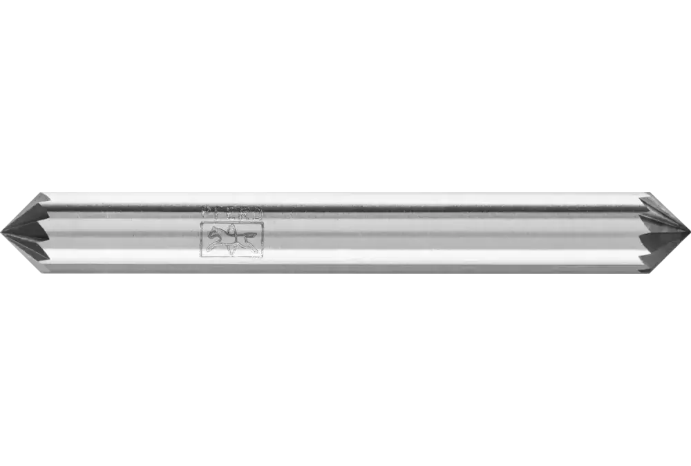 Trzpień frezarski ze stopów twardych kształt stożkowy KSK 90° Ø 06 × 03 mm trzpień Ø 6 mm Z3 uniwersalne średnie 1