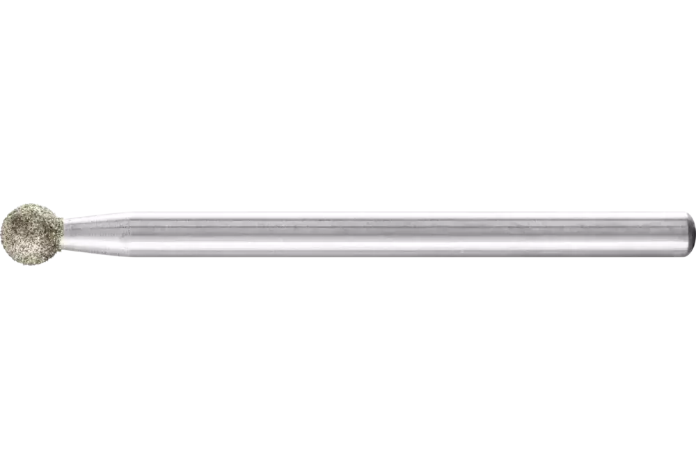 Diamentowa ściernica stożkowa Ø4,0 mm, trzpień Ø3 mm D126 (średnia) do grawerowania i usuwania gratów 1