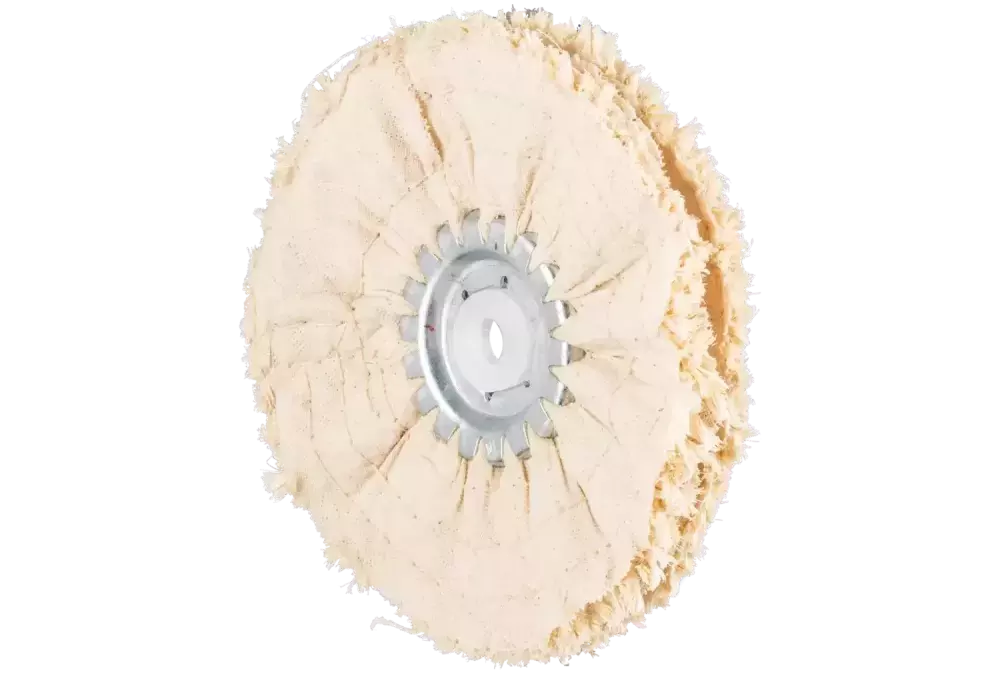 Pierścień tkaninowy TR sizal Ø 125 × 10 mm otwór Ø 10 mm do zgrubnego polerowania wstępnego z dodatkiem pasty polerskiej 1