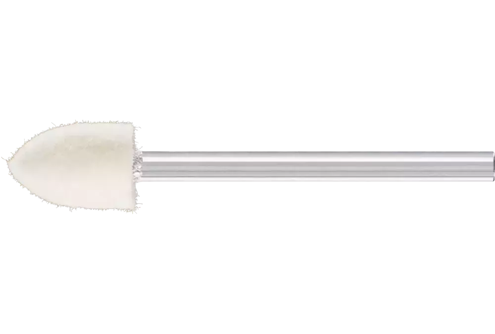 Średnio twarde filcowe trzpienie polerskie o kształcie ostrostożkowym Ø 8 × 12 mm trzpień Ø 3 mm 1