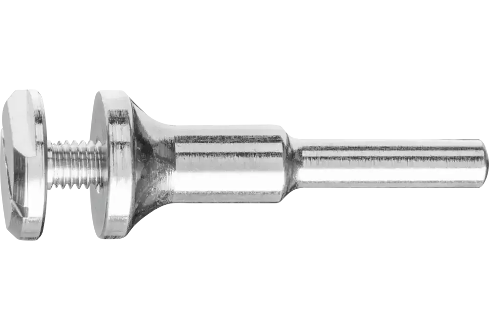 Trzpień mocujący do krążków ściernych otwór 6 mm trzpień Ø 6 mm zakres mocowania 3–10 mm 1