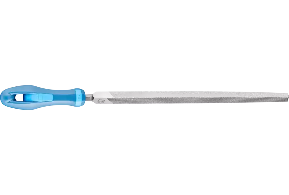 Pilnik warsztatowy z uchwytem trójkątny 150 mm nacięcie 3 do obróbki precyzyjnej, wygładzania 1