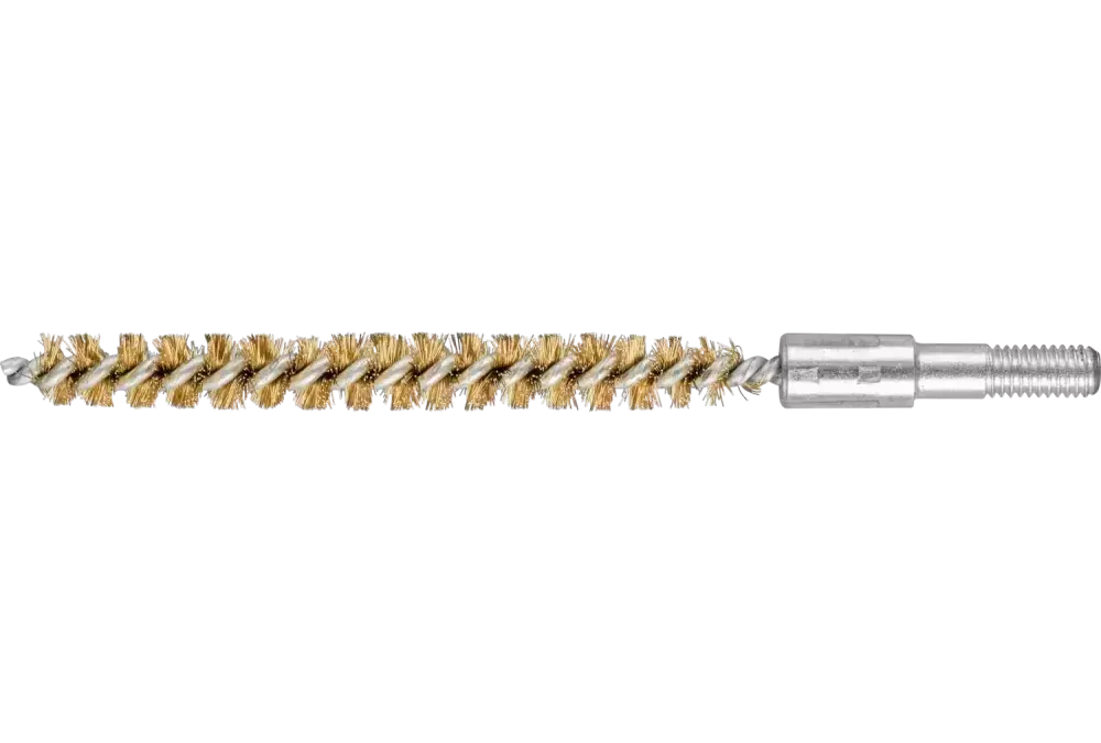 Szczotka wewnętrzna niepleciona IBU Ø8 × 80 mm M6 drut mosiężny Ø0,15 1