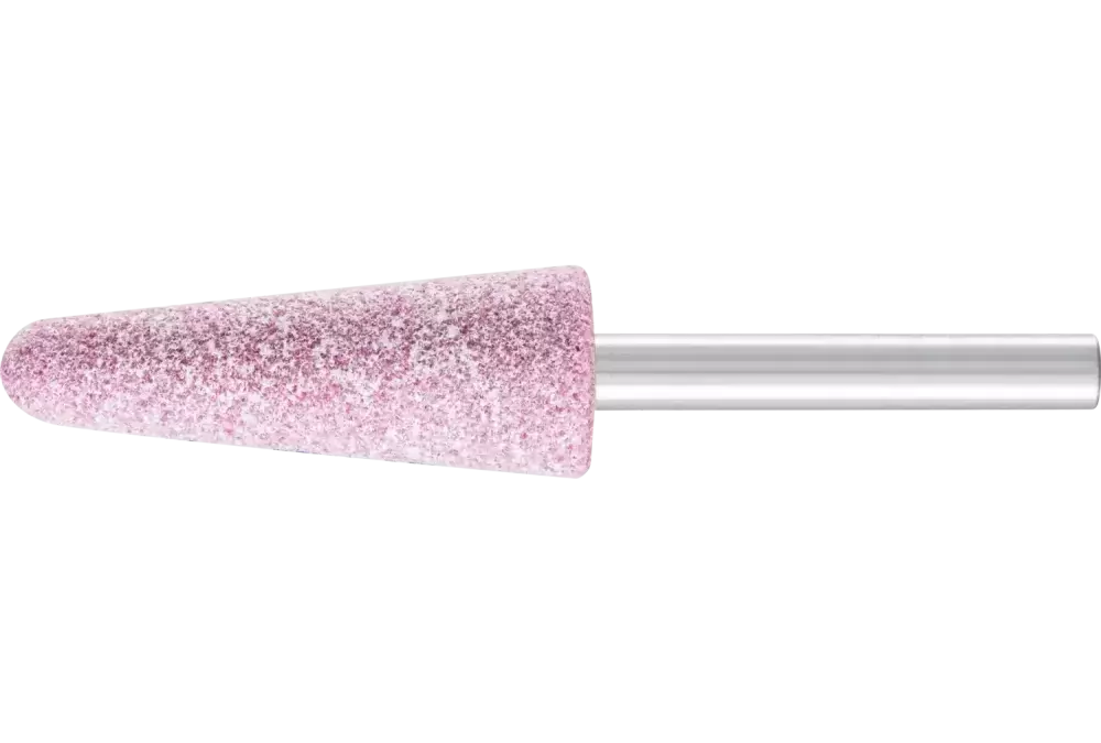 Ściernica trzpieniowa STEEL stożkowa Ø 16 × 45 mm trzpień Ø 6 mm A80 do stali i staliwa 1