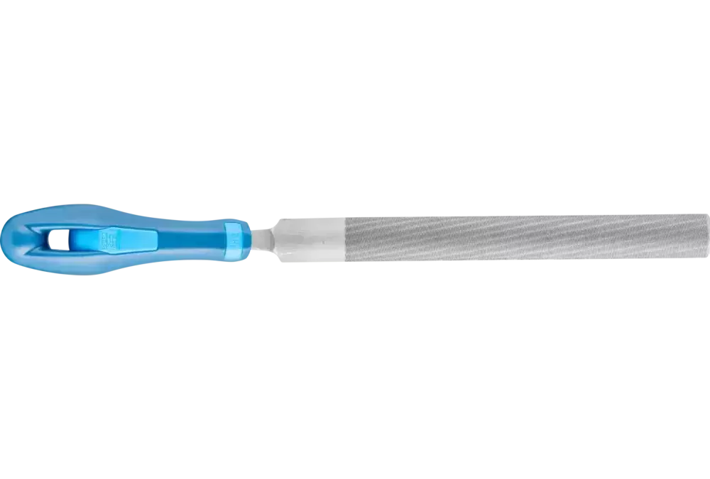 Pilnik warsztatowy z uchwytem półokrągły zbieżny 150 mm nacięcie 3 do obróbki precyzyjnej, wygładzania 1