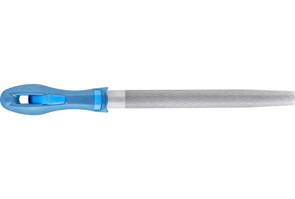 Pilnik warsztatowy z uchwytem półokrągły zbieżny 200 mm nacięcie 3 do obróbki precyzyjnej, wygładzania 1