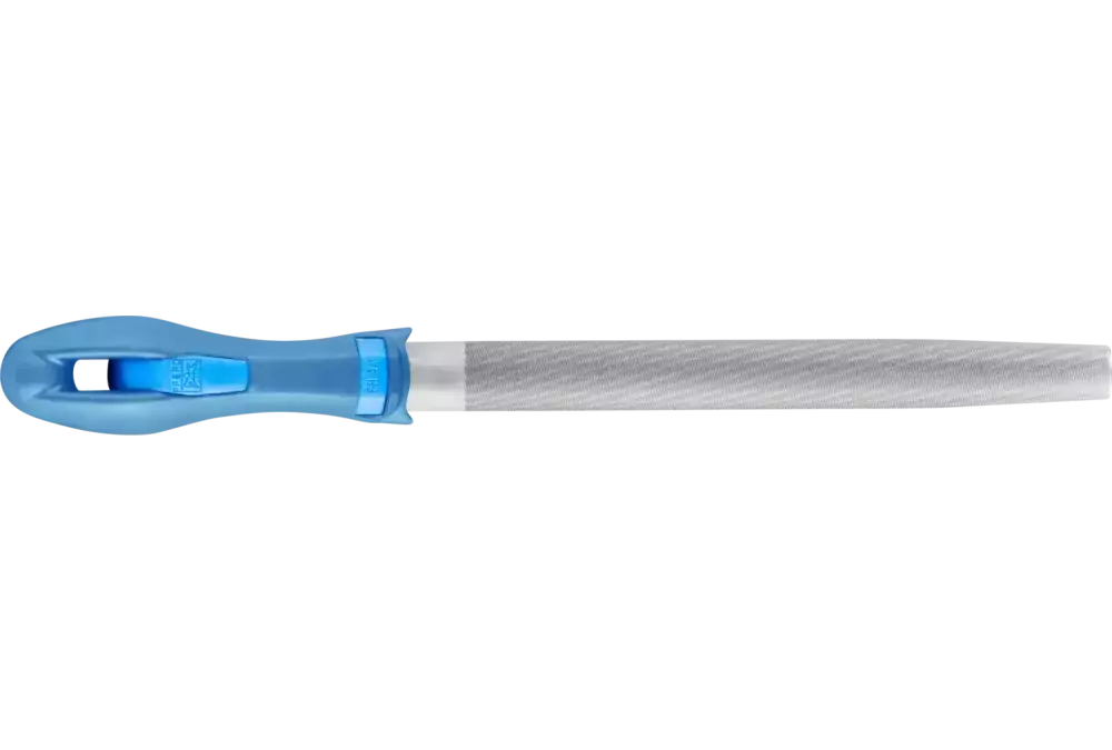 Pilnik warsztatowy z uchwytem półokrągły zbieżny 250 mm nacięcie 3 do obróbki precyzyjnej, wygładzania 1
