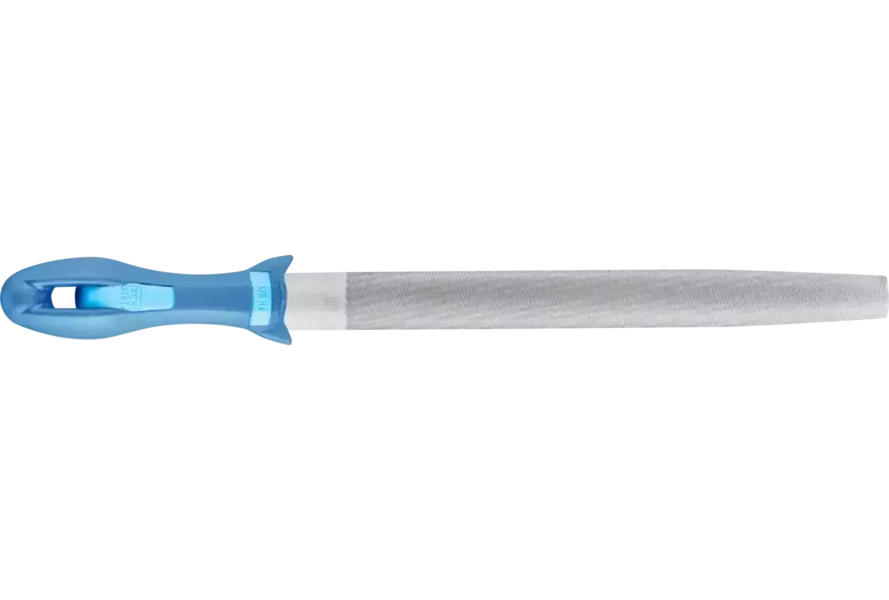 Pilnik warsztatowy z uchwytem półokrągły zbieżny 300 mm nacięcie 2 uniwersalny do zdzierania i wygładzania 1