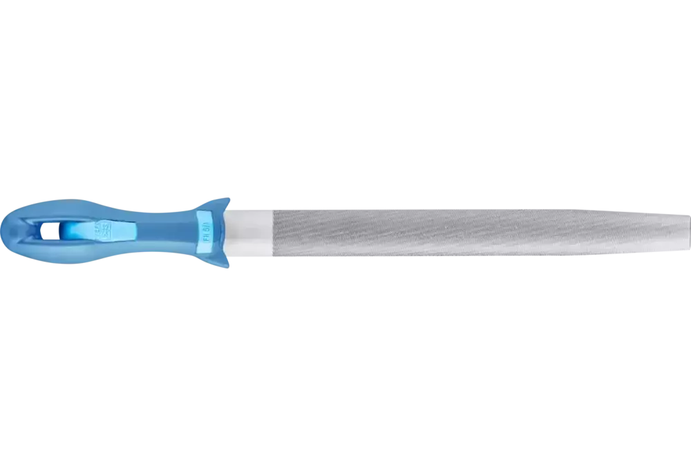 Pilnik warsztatowy z uchwytem półokrągły zbieżny 300 mm nacięcie 3 do obróbki precyzyjnej, wygładzania 1