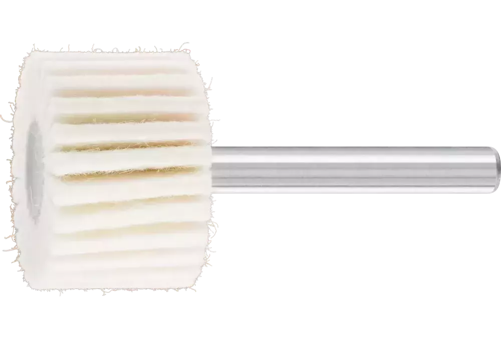 Twarde filcowe ściernice lamelowe FLS Ø 30 × 20 mm trzpień Ø 6 mm do uniwersalnych prac polerskich 1