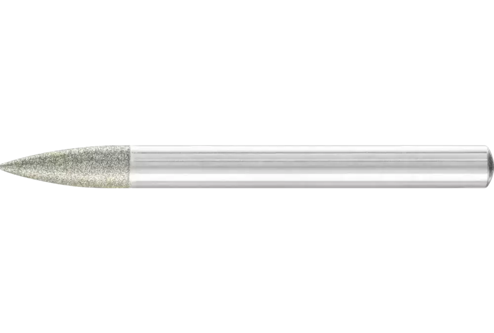 Średnica miejsca szlifowania ostrołukowa Ø 6 × 18 mm trzpień Ø 6 mm D126 (środek) do grawerowania / szlifowania małych otworów 1