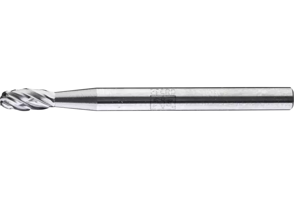 Wysokowydajny trzpień frezarski ze stopów twardych ALLROUND kształt kropli TRE Ø 03 × 07 mm trzpień Ø 3 mm uniwersalne grube 1
