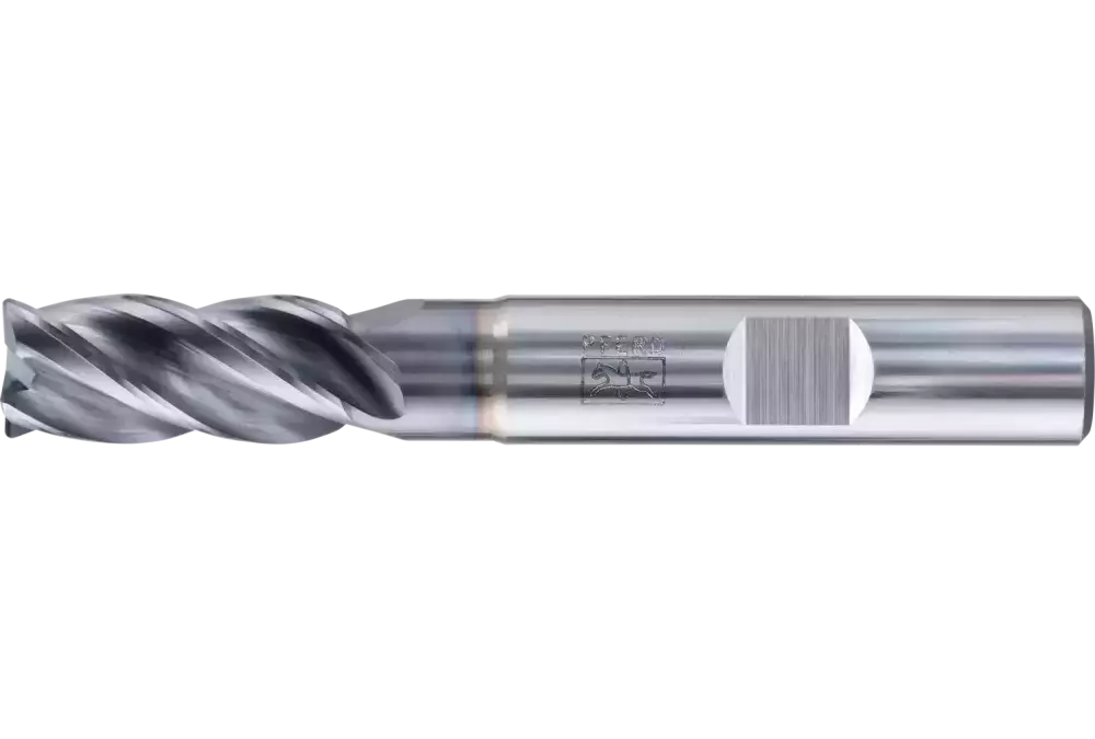 Frez kątowy pełnowęglikowy długi, 4 cięcia, Ø 16 mm, trzonek TiAlN HB, promień 1,0 mm, linia uniwersalna 1