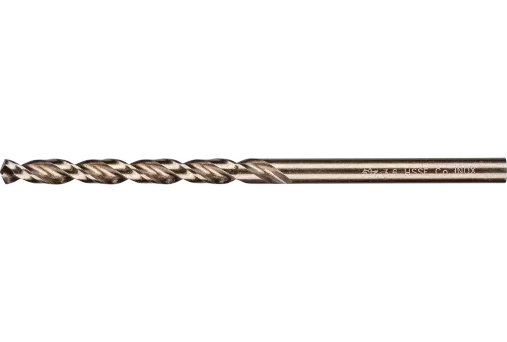 Wiertło spiralne 3,7 mm HSS-E Co5 N DIN 338 135° Pferd 25203745 1