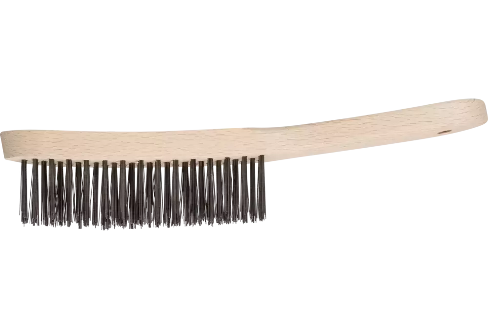 Szczotka ręczna do spoin pachwinowych HBK 3-rzędowa drut stalowy Ø 0,35 mm 1
