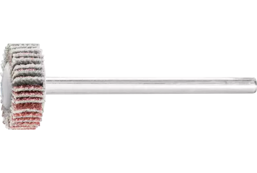Ściernica wachlarzowa Korund F Ø 15 x 5 mm trzpień Ø 3 mm A80 do szlifu dokładnego i wykończeniowego 1