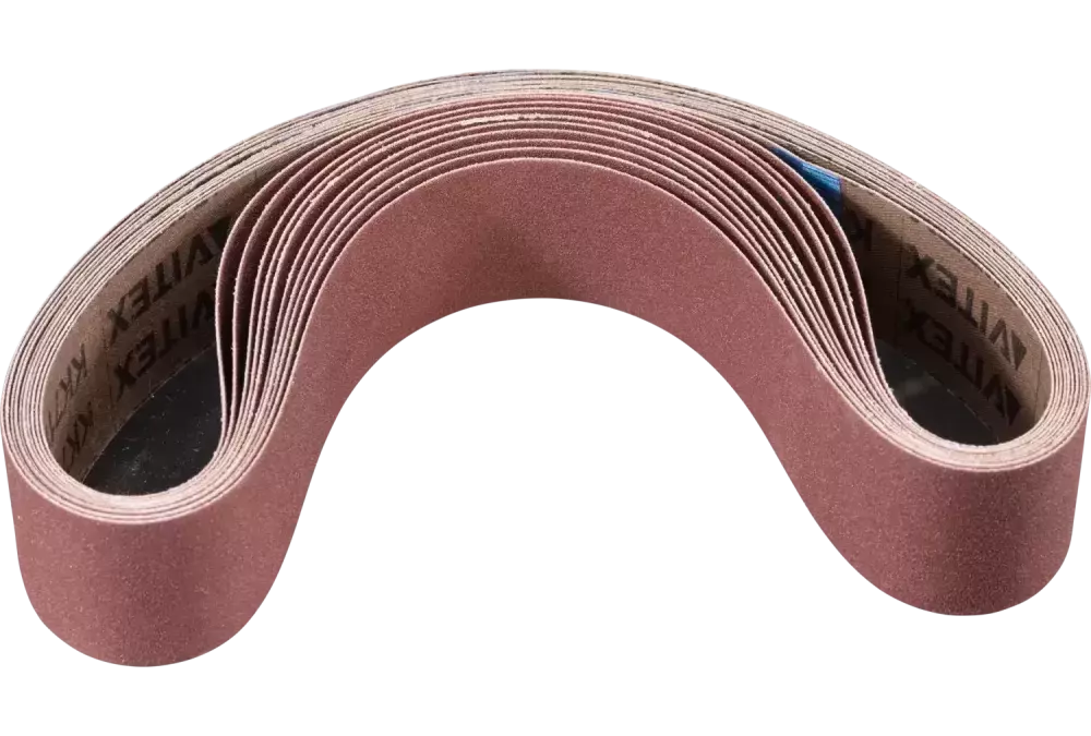 Taśma szlifierska BA Korund 40 × 760 mm A120 do uniwersalnego zastosowania ze szlifierką taśmową do szlifowania rur 1