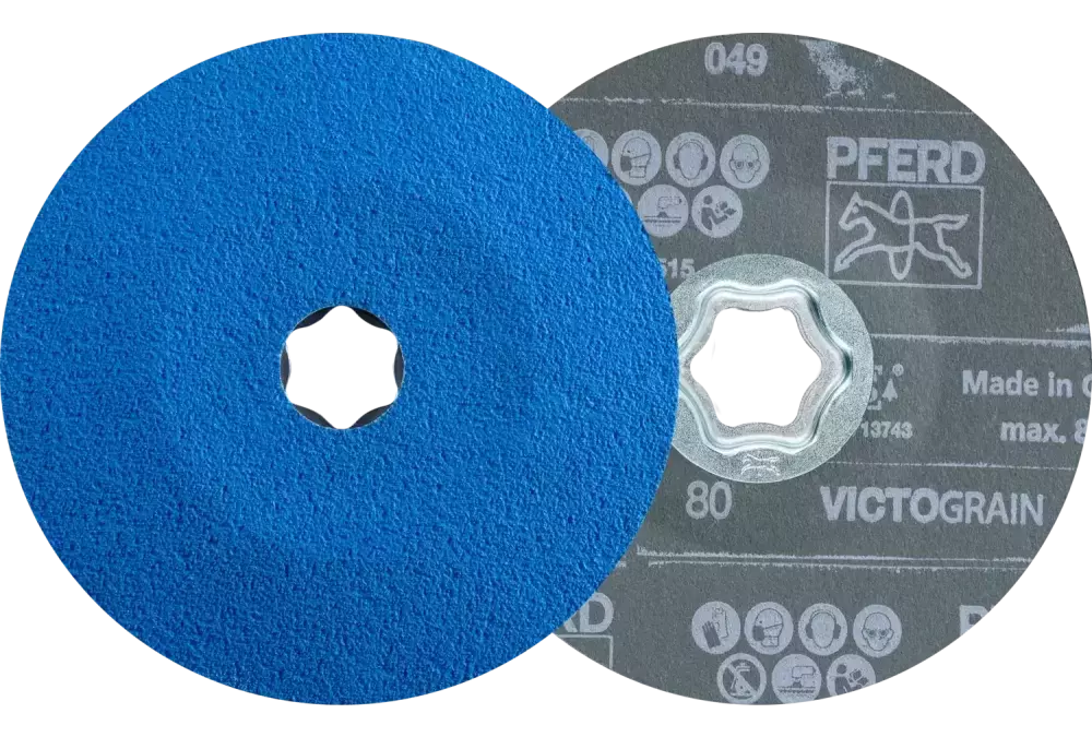 Tarcza włókninowa COMBICLICK Ø 125 mm VICTOGRAIN-COOL80 do stali i stali szlachetnej 1