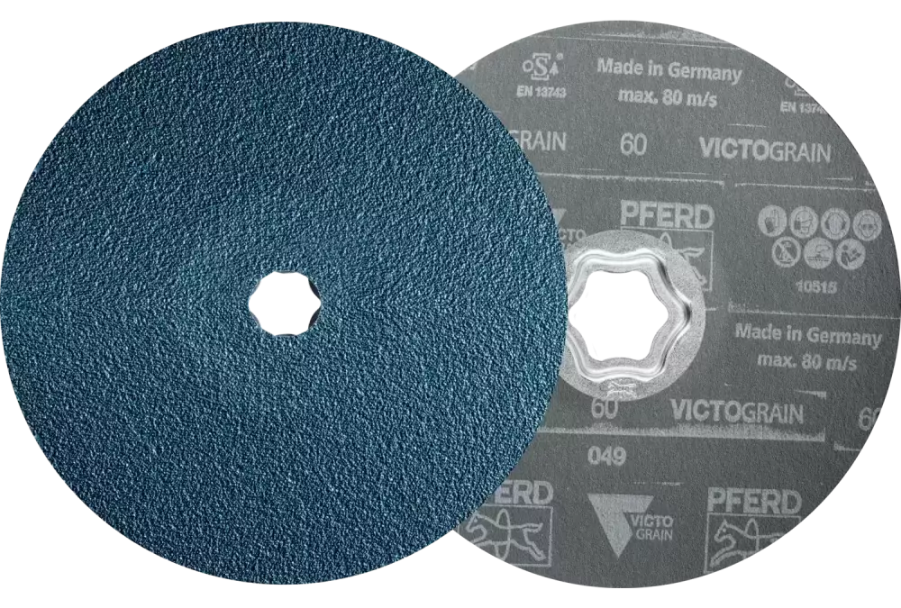 Tarcza włókninowa COMBICLICK Ø 180 mm VICTOGRAIN 60 maksymalna wydajność na stali 1