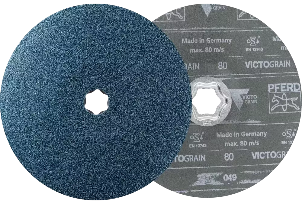 Tarcza włókninowa COMBICLICK Ø 180 mm VICTOGRAIN 80 maksymalna wydajność na stali 1