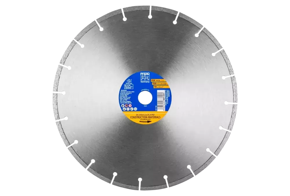 Diamentowa ściernica do przecinania DS 350 × 3,2 × 25,4 mm PSF do szybkiego cięcia kamienia i betonu 1