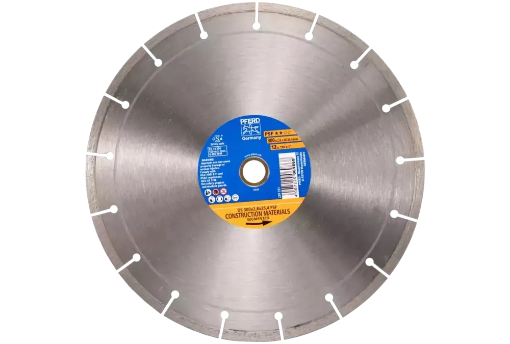 Diamentowa ściernica do przecinania DS 300 × 2,8 × 20/25,4 mm PSF do szybkiego cięcia kamienia i betonu 1