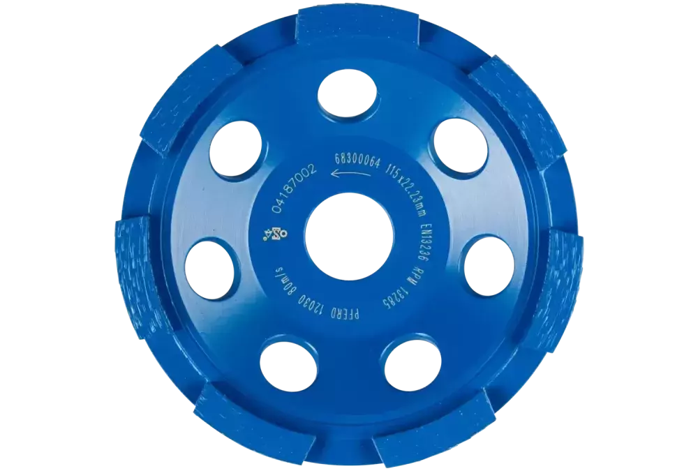 Talerz diamentowy DCW 1R PSF 115 x 6 x 22,23 mm do wyrównywania betonu i jastrychu 1