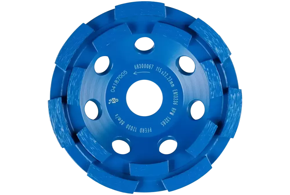 Talerz diamentowy DCW 2R PSF 115 x 6 x 22,23 mm do wyrównywania betonu i jastrychu 1