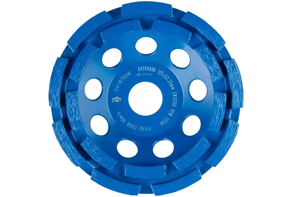 Talerz diamentowy DCW 2R PSF 125 × 6x22,23 mm do wyrównywania betonu i jastrychu 1