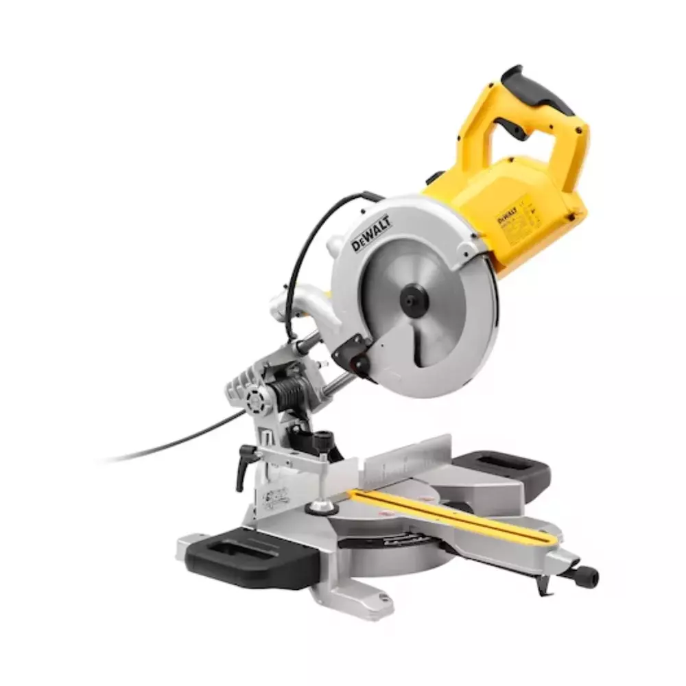 Pilarka ukosowa 250 mm z przesuwną głowicą i diodowym wskaźnikiem linii cięcia XPS DeWalt DWS778-QS 1