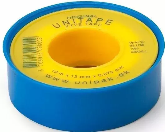 Taśma teflonowa 0,075mm x 12mm x 13,2m UNITAPE 1