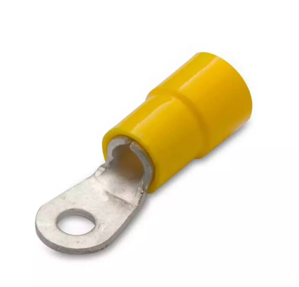 Końcówka izolowana oczkowa z blachy cu/sn 6/8 (10szt) żółta BM 00337BLT 1