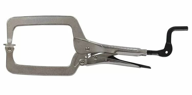 Ścisk klamrowy z ruchomą podkładką oraz okrągłą końcówką 430x127mm 1