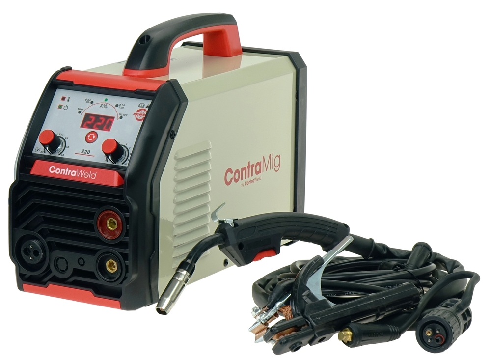 Półautomat spawaln.ContraMig 220 FCW/MIG/MMA/TIG 1
