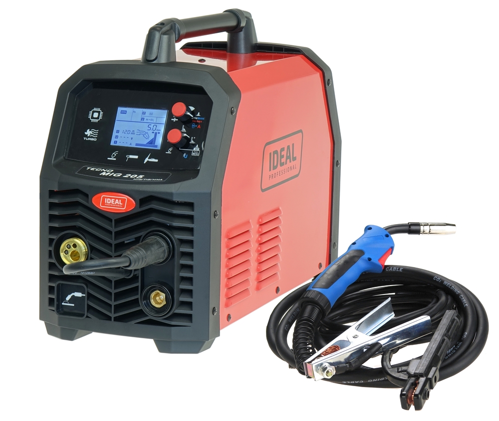 TECNO MIG 205 LCD MIG/TIG/MMA SYNERGIC 1