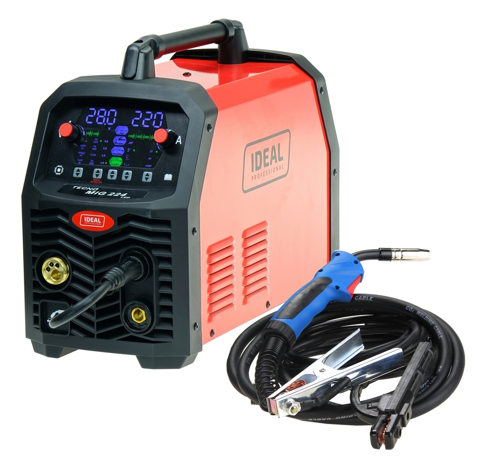 TECNO MIG 224 SYNERGIC LED 4x4 1