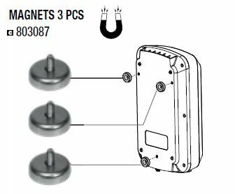 Uchwyty magnetyczne (3szt.) do Pulse Evo/Doctor 55 1
