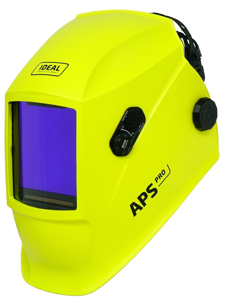 Przyłbica APS Pro X99CD YELLOW MATT 1