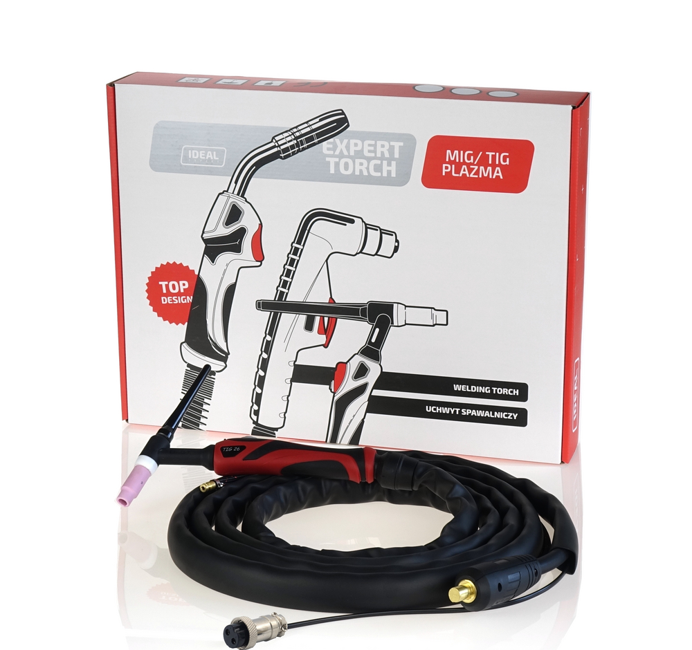 Uchwyt spawalniczy TIG 26 4m DX50 SINGLE EXPERT 1