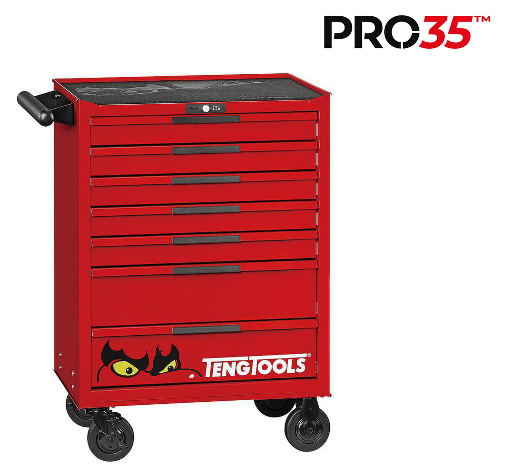 Wózek narzędziowy TKW26R628T PRO35TM wraz z zestawem narzędzi 628 elementów 1